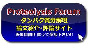 タンパク質分解班-論文紹介・評論サイト(参加自由!!奮って参加下さい!!)